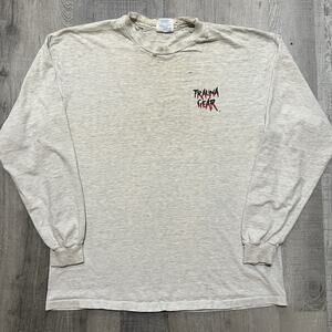 VTG Don't Be Tachy Distressed Long Sleeve EMT Paramedic 90s Trauma Gear T Shirt